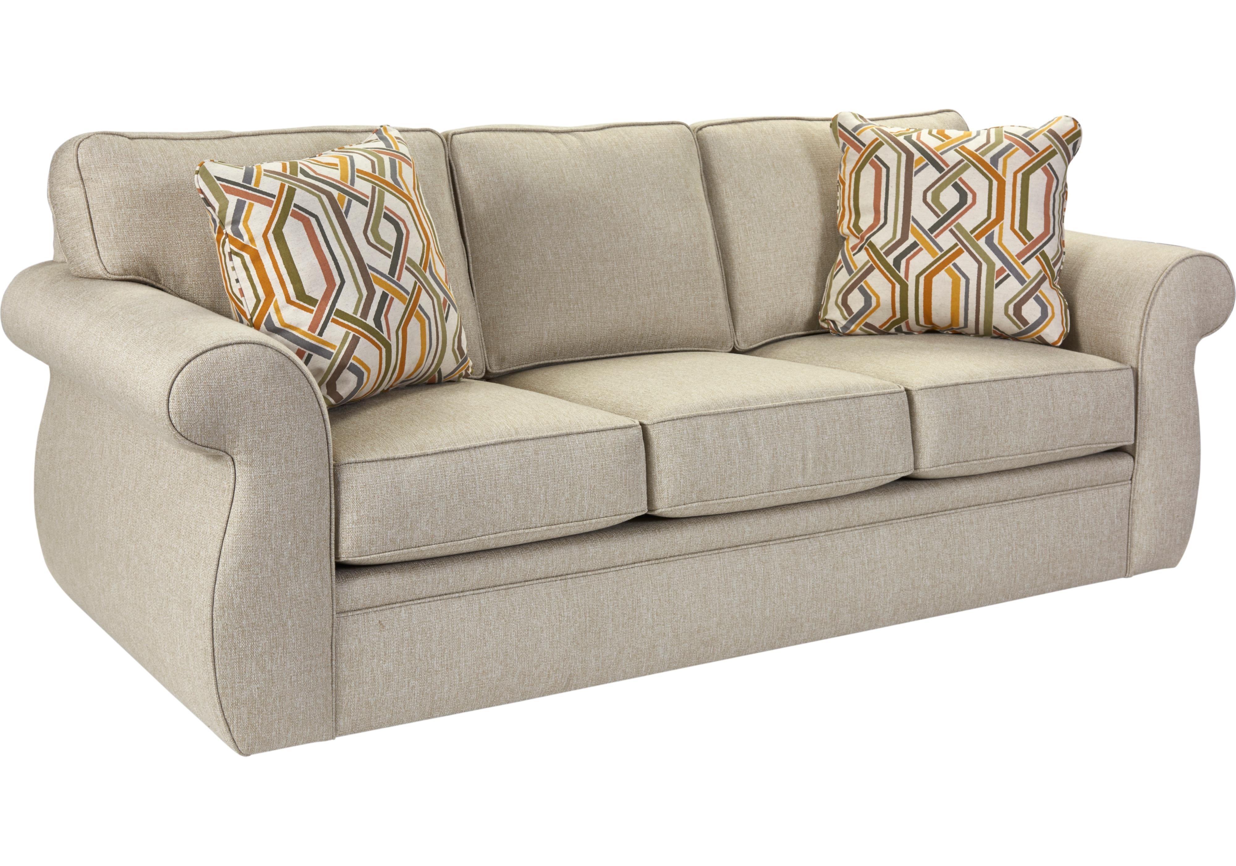 Broyhill Furniture Veronica Traditional Sofa with Oversize Rolled Arms